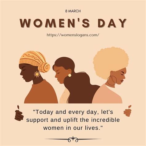 Brown International Women's day Wishes - Women Slogans | Quotes about ...