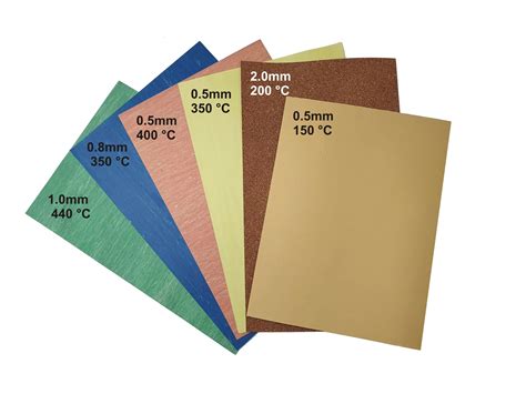 ASSORTED GASKET PAPER MATERIAL SHEET SET