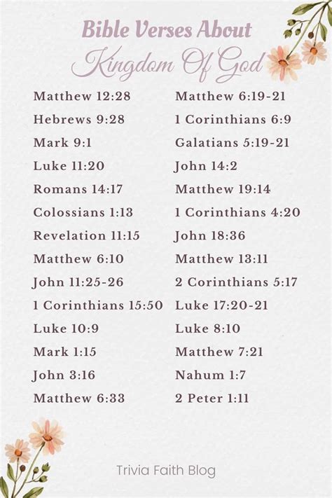 30 Uplifting Bible Verses About The Kingdom Of God