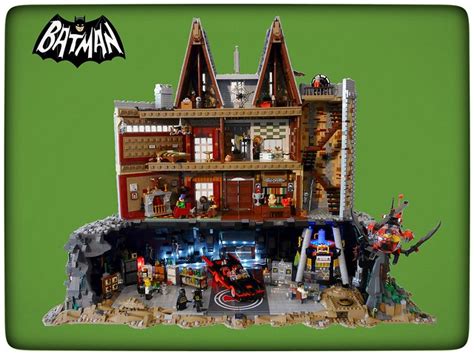 Amazingly detailed 1966 Batman's Wayne Manor in LEGO | The Brothers ...