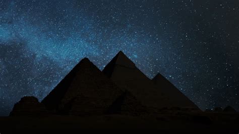 Pyramids at night in Giza, Egypt image - Free stock photo - Public ...