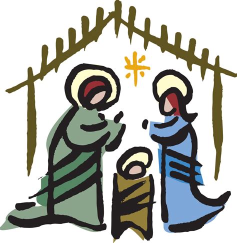 Christmas Nativity Scene Clipart at GetDrawings.com | Free for personal ...