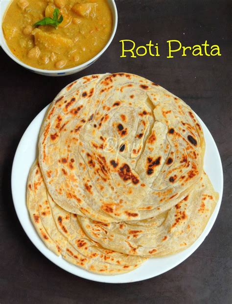 Priya's Versatile Recipes: Roti Prata - Singaporean Flat Bread with ...