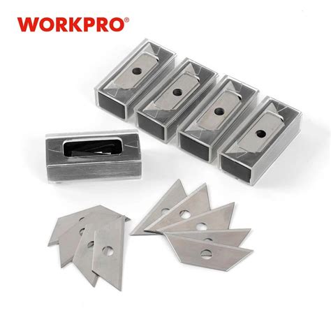 Workpro 50pc Sk5 Mini Blades Utility Knife Blades For Mini Knives ...