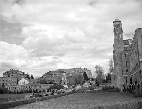 University of Idaho campuses, panoramic view, Gym and Morrill Hall. [2 ...