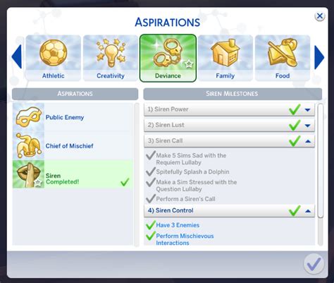 36+ Super Fun Sims 4 Custom Aspirations You Need in Your Game (Sims 4 ...