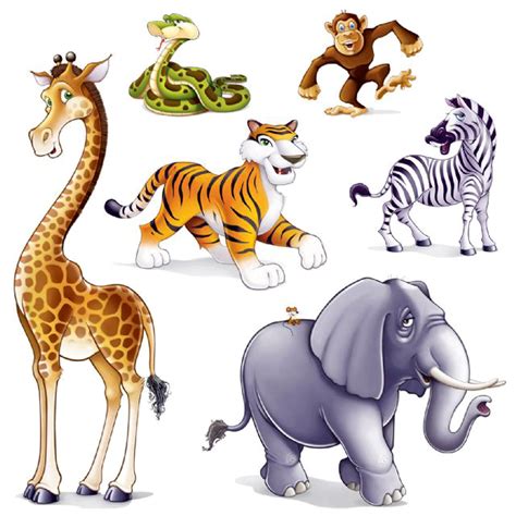 Jungle Safari Zoo Wild Animals Cut Outs Party Decoration Photo Prop ...