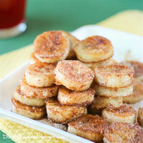 Pan Fried Cinnamon Bananas - Dizzy Busy and Hungry!