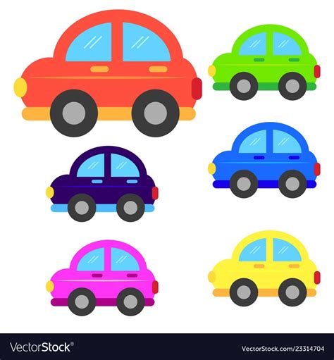 car cartoon or car Clipart cartoon isolated on white background ...