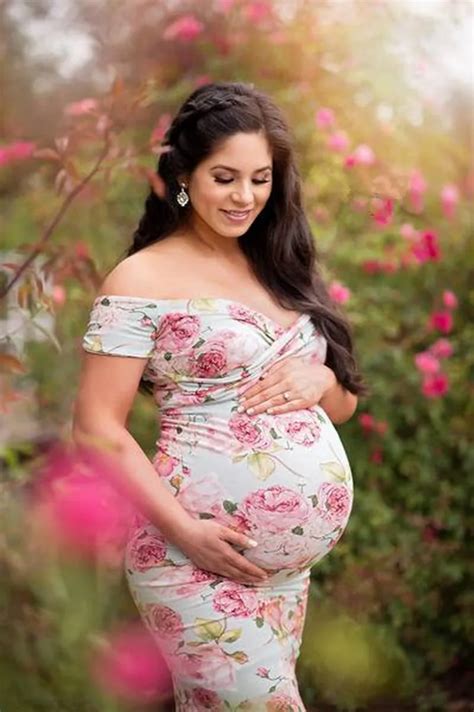 New Maternity Dresses Maternity Photography Props Plus Size Pregnancy ...