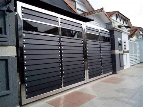 Hinged Modern Stainless Steel Gate, Rs 550 /kg Fortune Metal Industries ...