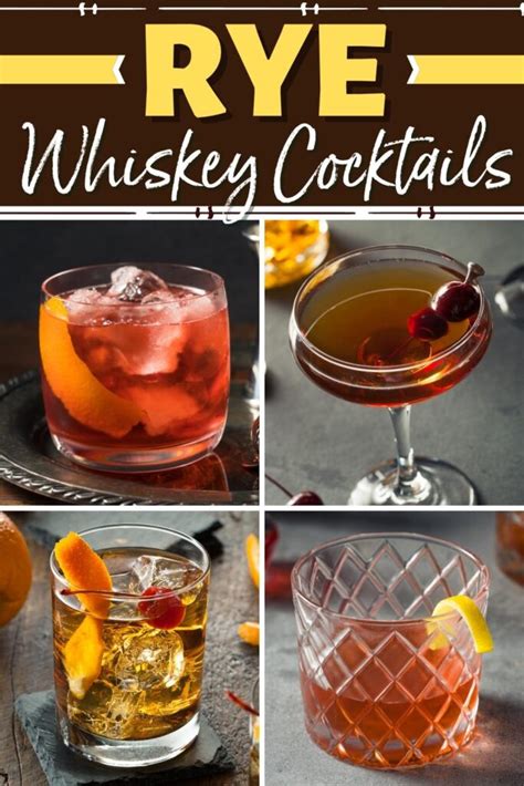 17 Best Rye Whiskey Cocktails and Drinks - Insanely Good