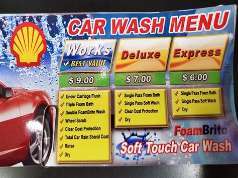 Shell Car Wash Prices 2024