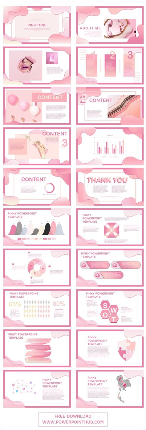 Pinky Free PowerPoint Download | Powerpoint template free, Free ...