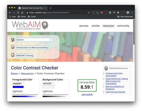 Color contrast accessibility tools | CSS-Tricks