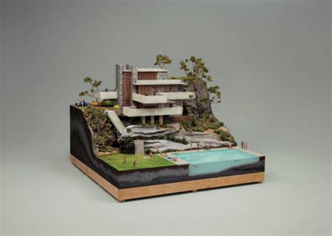 Creative Recreations of Frank Lloyd Wright's Falling Water