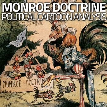 Monroe Doctrine Political Cartoon Analysis by Kate's Crib | TPT