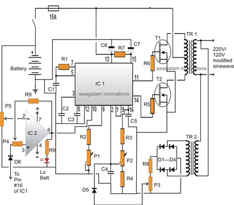 Sg3525 Full Bridge Inverter Circuit