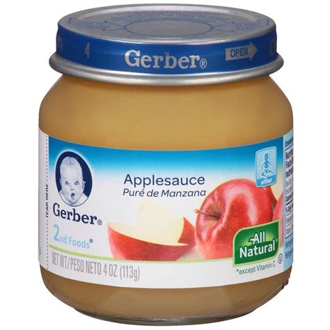 Gerber 2 Nd Foods Applesauce Baby Food (4 oz) - Instacart