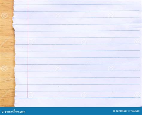 Notebook Lined Paper Background Stock Image - Image of empty, notebook ...