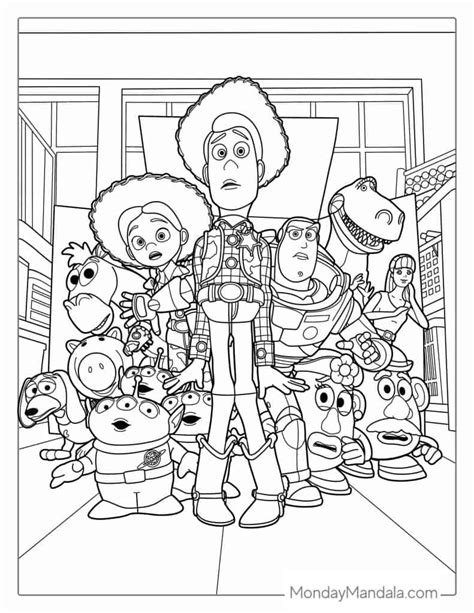 Toy Story Coloring Book Pages