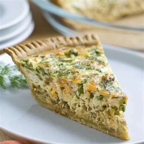 Asparagus & Smoked Salmon Quiche Recipe - EatingWell