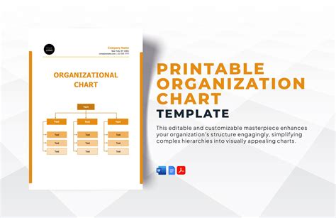 Organizational Chart Template For Word