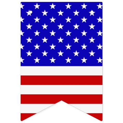 Happy 4th of July Bunting Flags | Zazzle | Bunting flags, Happy 4 of ...