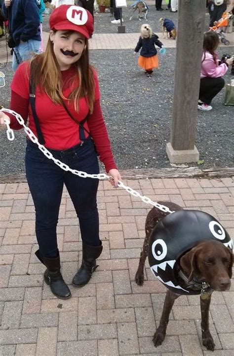 Super Mario Brothers matching dog and owner halloween costumes - Dog ...