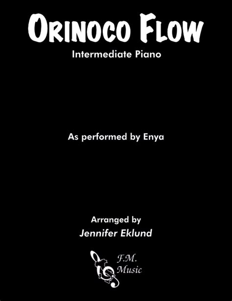 Orinoco Flow (Intermediate Piano) By Enya - F.M. Sheet Music - Pop ...