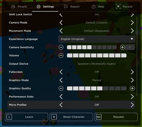 Allow developers to add different settings to the CoreGui settings menu ...