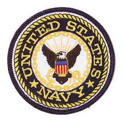 Round Navy Patch | US Navy Emblem Round Patch | Navy Patches