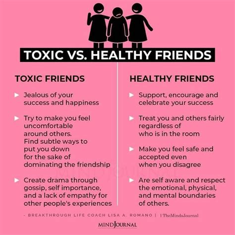 Toxic Vs Healthy Friends | Toxic friendships, Toxic friendships quotes ...