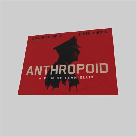 3D model Anthropoid movie poster VR / AR / low-poly | CGTrader