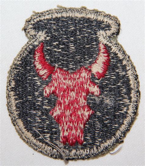 G024. WWII 34TH INFANTRY DIVISION PATCH - B & B Militaria