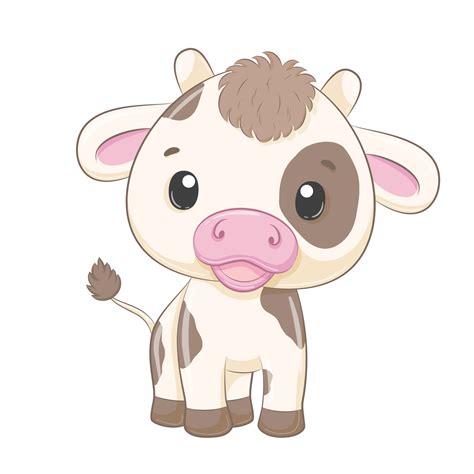 Easy To Draw Cartoon Baby Cow