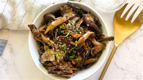 Crispy Seared Oyster Mushrooms Recipe