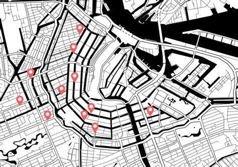 Easily create a map with pins with the Printmaps editor