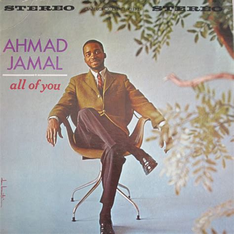 Ahmad Jamal ~ All of You | Lp vinyl, Jamal, Vinyl art cover