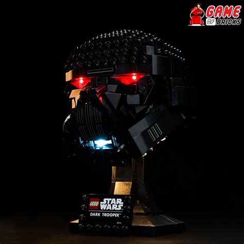 LEGO Dark Trooper Helmet 75343 Light Kit