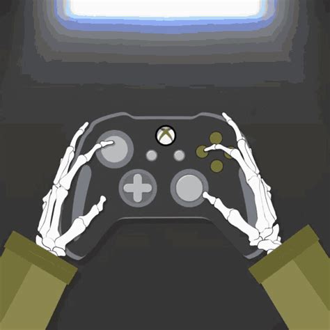 Skeleton Playing GIF - Skeleton Playing Xbox - Discover & Share GIFs