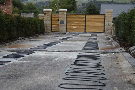 Heated Driveway in Oldham, using bespoke heated driveway mats - Heated ...