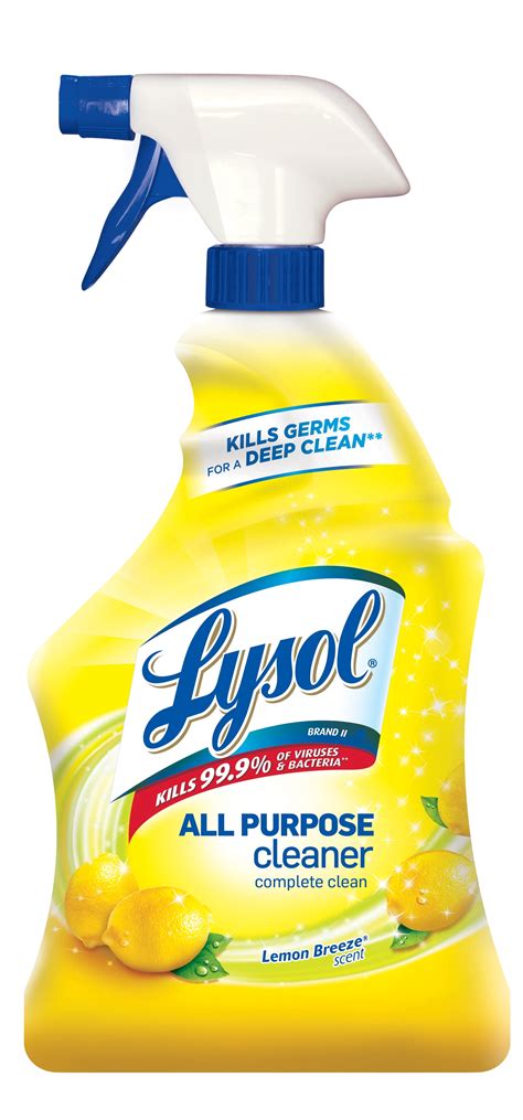 Lysol All Purpose Cleaner Spray, Lemon Breeze, 32oz, Tested & Proven to ...