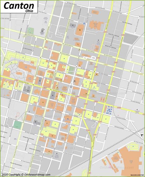 City of Canton Map | Ohio, U.S. | Discover Canton with Detailed Maps