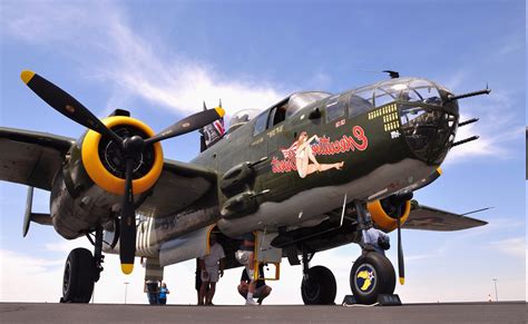 military Aircraft, Aircraft, World War II, Mitchell, B 25 Wallpapers HD ...