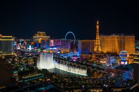 Aerial view of Las Vegas strip in Nevada - TSHC Travel