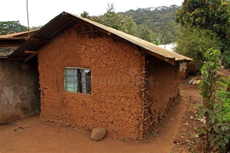 Mud House in Africa stock photo. Image of bars, apart - 27980602