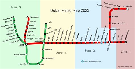 Dubai Metro Map