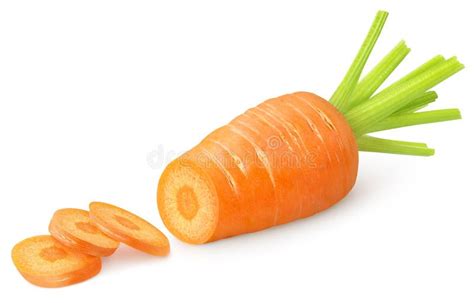 Sliced carrot stock image. Image of food, isolated, vivid - 23540101