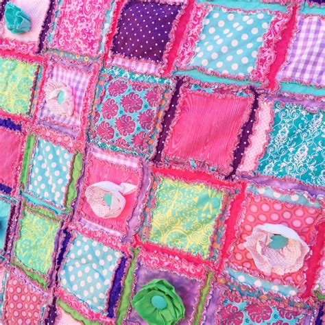 Floral Twin Quilt for Girls Bedroom Decor Pink and Purple | Etsy